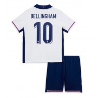 Maglia Calcio Inghilterra Jude Bellingham #10 Prima Divisa Bambino Europei 2024 Manica Corta (+ pantaloncini)